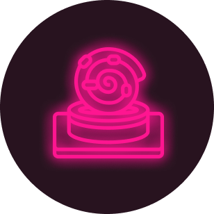 Tipsy Tour Dessert Neon Icon