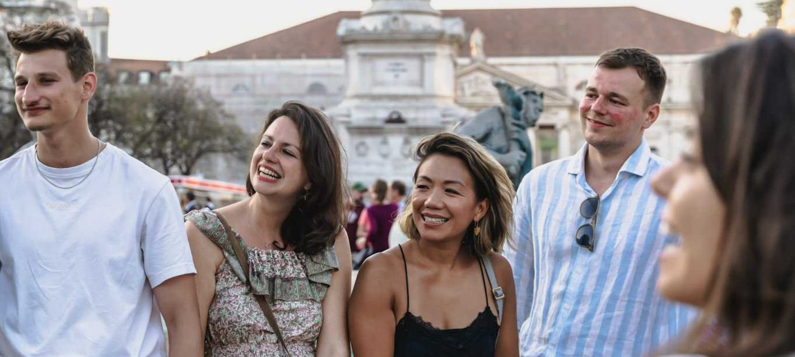 Guests on a Lisbon Walking Tour