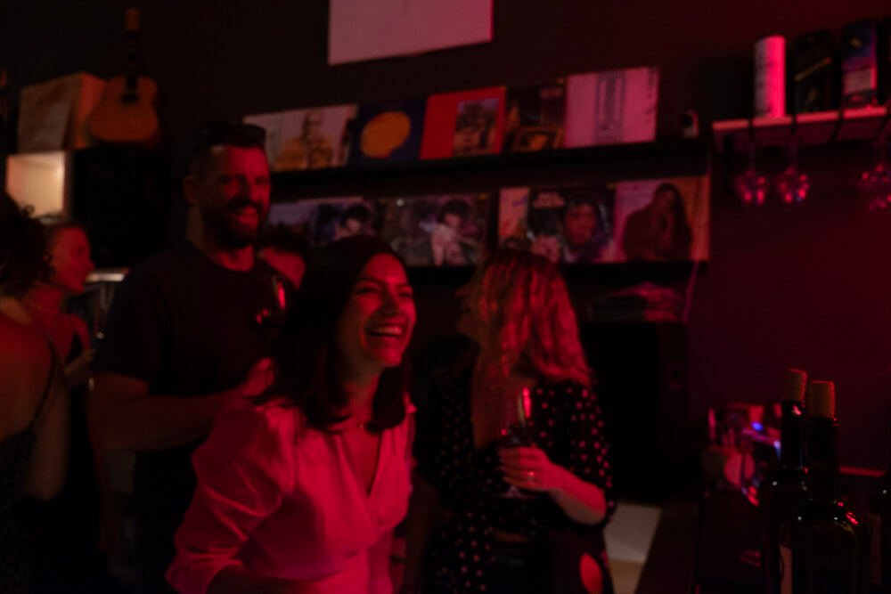 Shot from Vino e Vinile one of the best bars in Rome