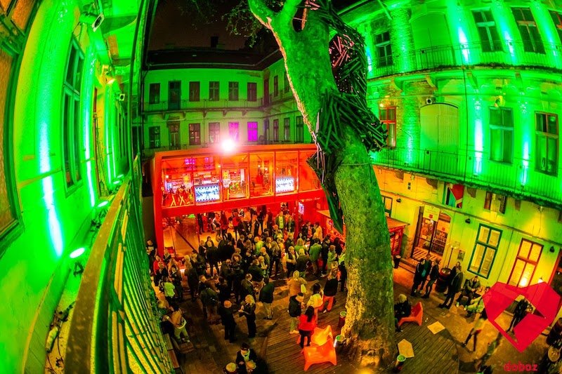 Doboz Ruin Bar: a mainstay of Budapest Nightlife. Photo Credit: Doboz