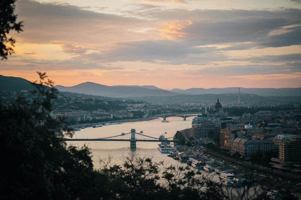 View of the River Pest from Buda