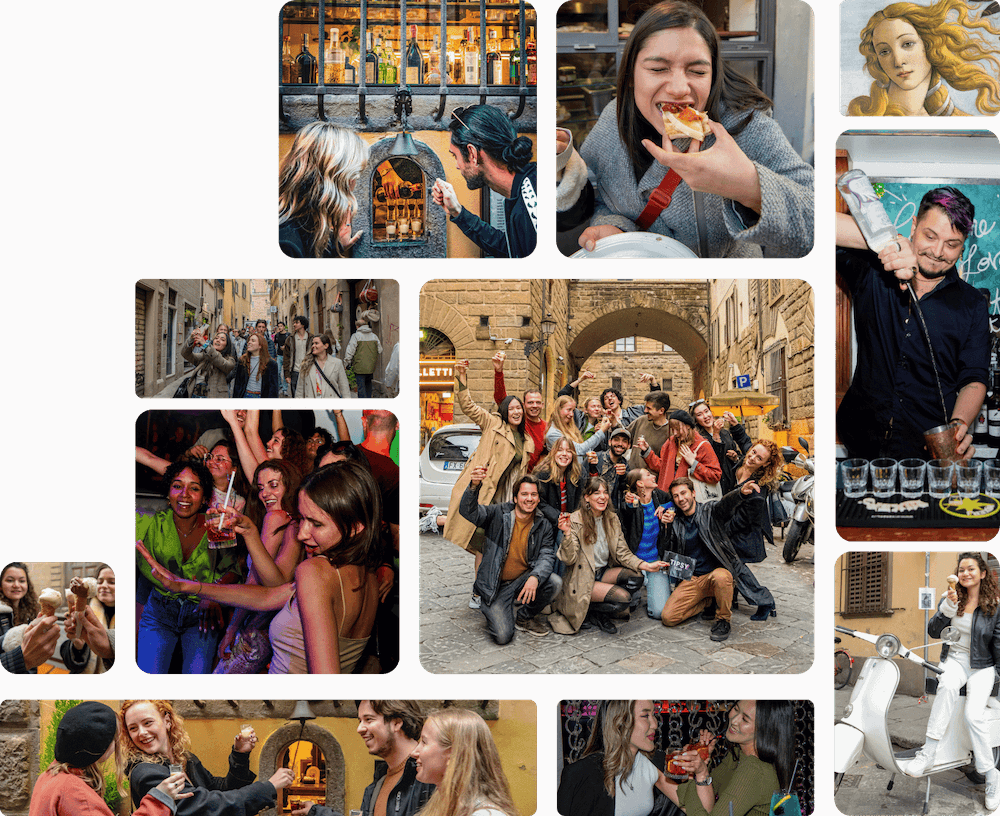 Florence Hen Do photo collage